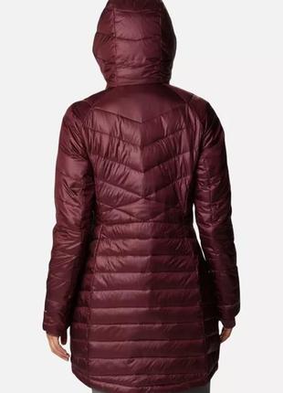 Куртка женская columbia joy peak mid jacket бордовая 1982661-6714 фото