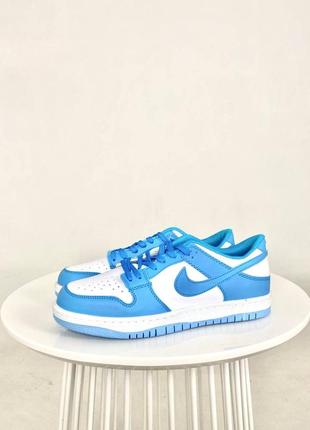 Кросівки nike sb dunk low pro white/blue