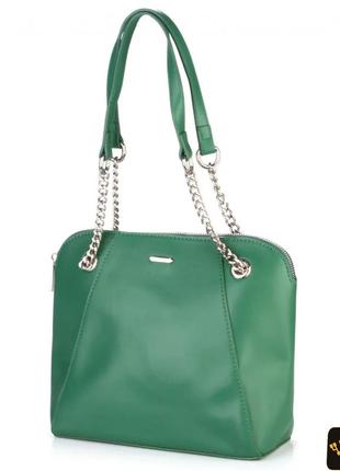 Сумка david jones 6626 greyish green