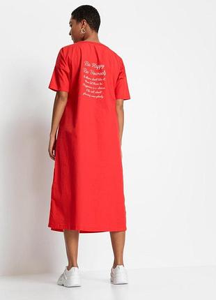 Чудова бавовняна сукня оверсайз фасону s-l