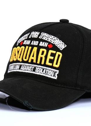 Бейсболка dsquared d21 black котон