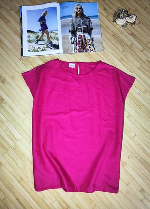 Madrisa малинова  коттонова сорочка вільного силуету2 фото