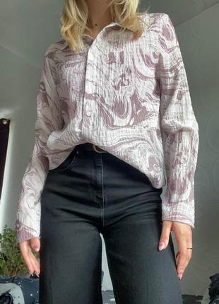 Легка блуза, жата тканина1 фото