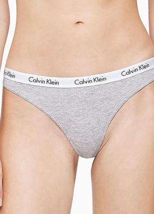 Трусики calvin klein cotton thong