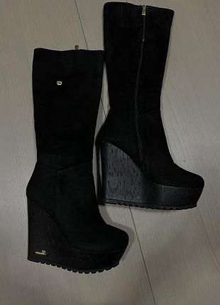 Замшеві сапожки