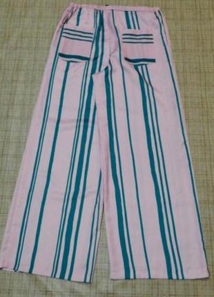 Летние сатиновые брюки палаццо top shop2 фото