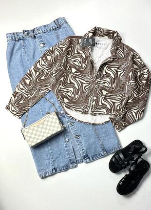 Джинсова куртка оверсайз denim co