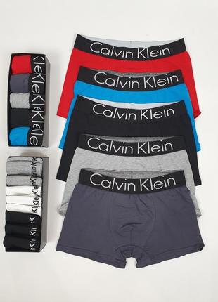 Набор трусов и носков мужских 5шт+9пар calvin klein. нижнее белье мужское и носки  кельвин кляйн10 фото