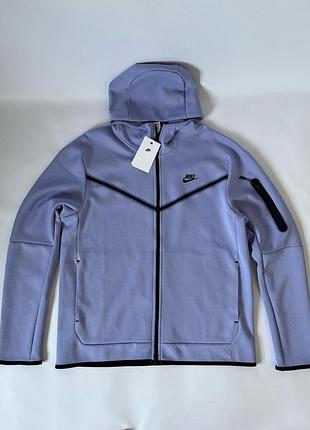 Оригинальная кофта, original nike tech fleece, орог найк теч флис(купить), фиолетовый цвет, размер l