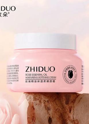 Крем для обличчя zhiduo з олією троянди, тонізуючий, пом'якшуючий, глибоко зволожуючий, 120g2 фото