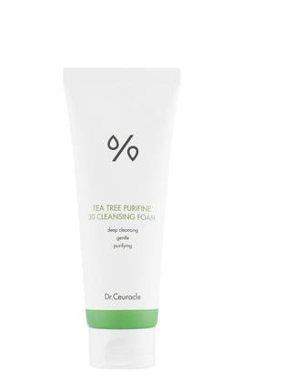 Гель-пенка для умывания с экстрактом чайного дерева dr.ceuracle tea tree purifine 30 cleansing foam2 фото