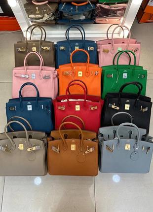 Кожаная сумка hermes birkin 30  см2 фото