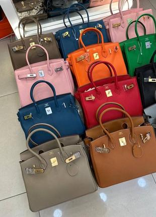 Кожаная сумка hermes birkin 30  см4 фото