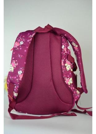 Школьный рюкзак для девочки с пером в первый класс, плотная спинка2 фото