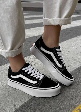 Vans old school platform premium1 фото