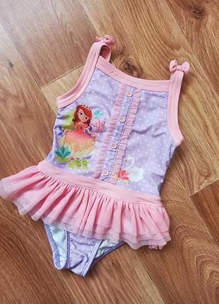 Слитный купальник на девочку рост 92 98