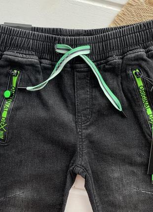 Джинси джогери підліткові для хлопчика, джинси на резинці підліткові,3 фото