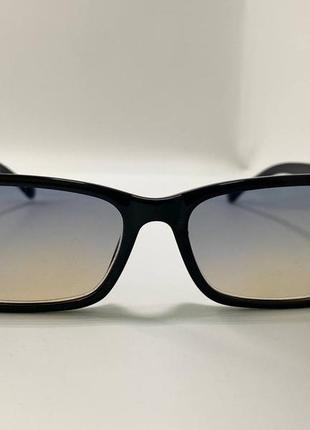 Корректирующие очки женские тонированные, черные4 фото