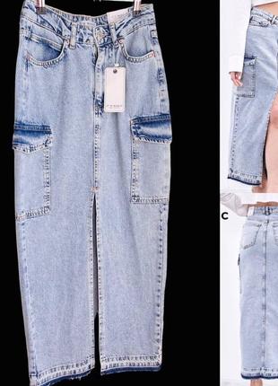 Трендові джинсові спідниці💙💙💙1 фото
