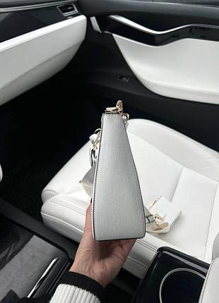 Сумка prada leather white 3