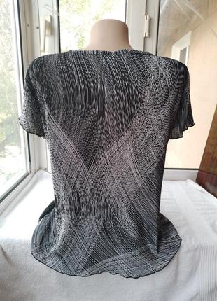 Трикотажная блуза блузка большого размера7 фото