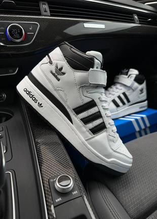 Женские кроссовки adidas forum84 36-41 черно белые. хит сезона4 фото