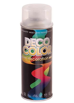 Deco color фарба аероз. 400ml decoration/лак глянсовий (020922)