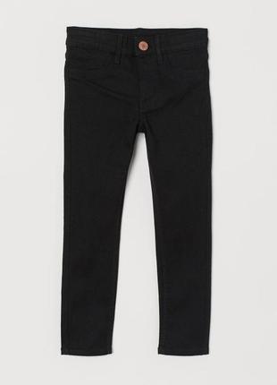 Черные джинсы skinny fit от h&amp;m рост от 140 до 170 см2 фото