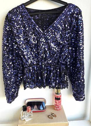 Блуза в пайетки