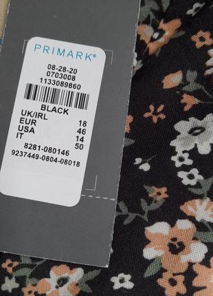 Primark очень модное платье рубашка в цветы р 16 сток5 фото