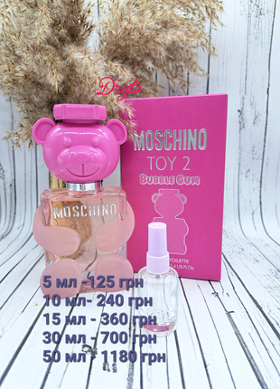 🩷оригинал 🩷распив moschino toy 2 bubble gum1 фото