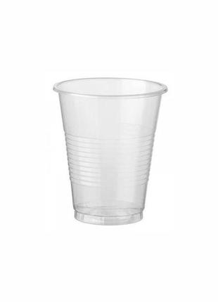 Одноразовий пластиковий стакан, 200 мл, 100 шт
