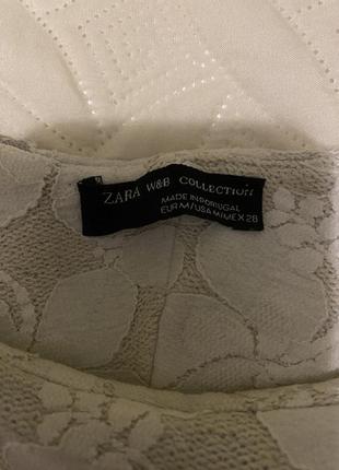 Свитшот с кружевом zara2 фото