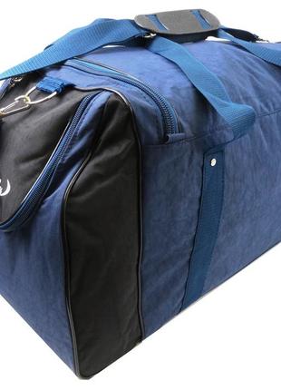 Спортивная сумка wallaby 447-2 синий с черным, 59 л5 фото
