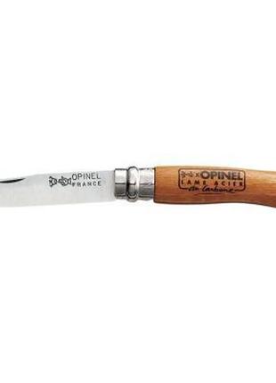 Нож opinel №7 carbone vrn, без упаковки (113070)