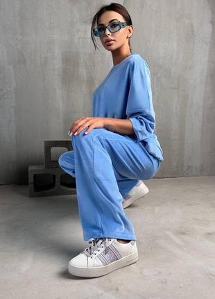 Жіночий костюм велюр плюш10 фото