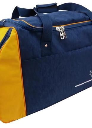 Дорожня сумка 59l wallaby, україна 447-1 синій з жовтим1 фото