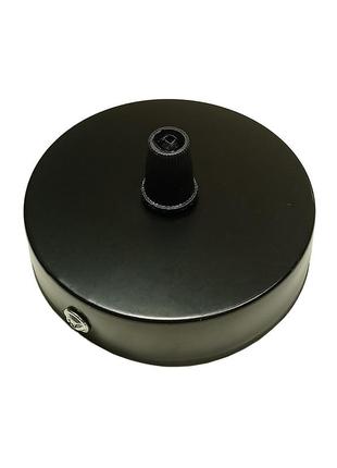 Настенно-потолочное основание для светильника (круг 80мм) цвет черный