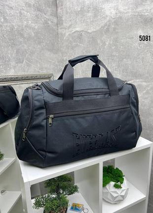 Спортивна сумка everlast чорного кольору дорожня сумка сумка для тренувань