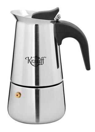 Кофеварка гейзерная krauff 300 мл. 26-203-003