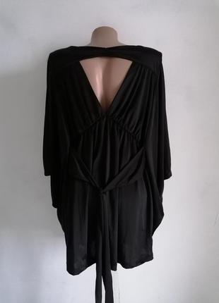 🌹шикарне чорне плаття в грецькому стилі з відкритою спинкою 🌹маленьке чорне плаття4 фото