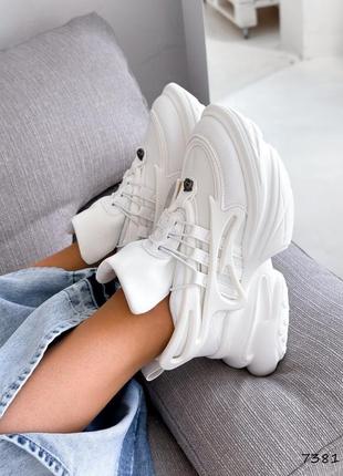 Жіночі трендові, стильні кросівки кеди на високій підошві чорні