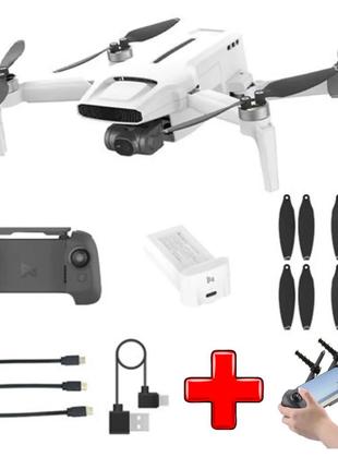 Квадрокоптер дрон xiaomi fimi x8 mini pro v2 - дрон з 4k камерою, fpv, gps, бк мотори 9 км до 37 хв