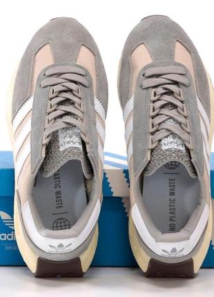 Чоловічі кроссовки adidas retropy e5 light grey/white (світло-сірі легкі  класичні кросівки адідас ретро е5 )8 фото