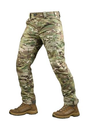 Мужские легкие брюки m-tac с 8 карманами / плотные брюки на манжетах мультикам размер s