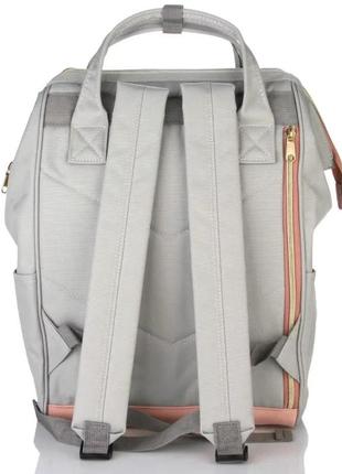 Женский стильный городской тканевый повседневный рюкзак himawari 123 gy grey3 фото