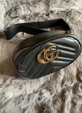 Чорна сумка gucci2 фото