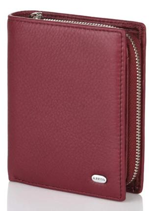 Кошелек alfa ricco 6153 burgundy n2