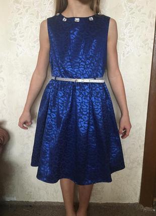 Шикарное нарядное платье на 8лет рост 128см1 фото