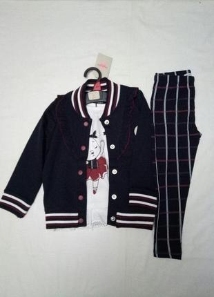 Детский костюм, crafted 3 в 1, кофта, толстовка, штаны, 4-5 лет5 фото
